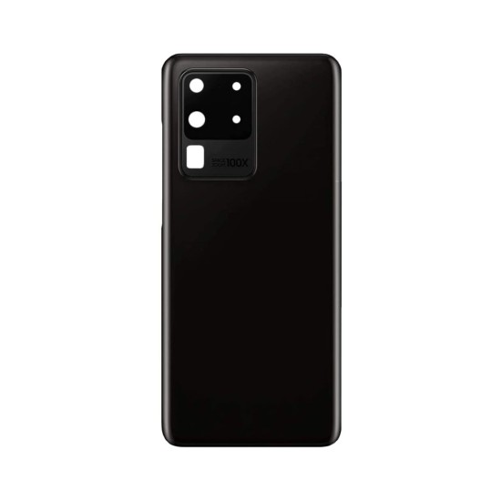 Back Cover+Camera Lens Samsung Galaxy S20 Ultra/G988 Black Back Cover+Camera Lens Samsung Galaxy S20 Ultra/G988 Black
